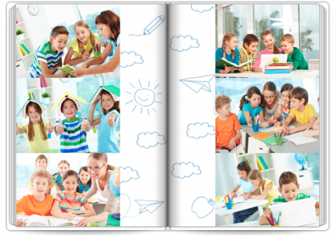 Livre Photo Premium A4 Vertical Hello Kids