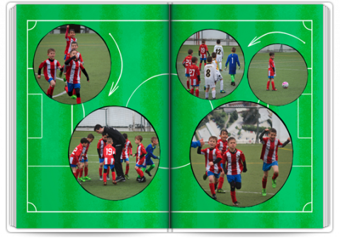 Livre Photo Premium A4 Vertical Ecole de football
